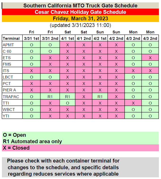 OffPeak Schedules Archives Pierpass